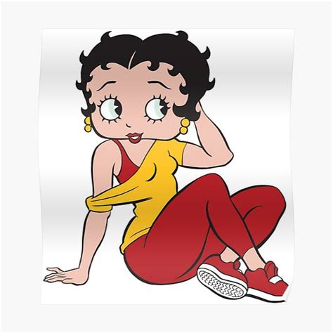 Character Betty Boop Poster For Sale By Wowlil Redbubble