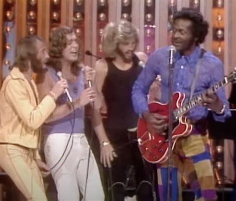 The Bee Gees And Chuck Berry Performing Reelin And Rockin Is What