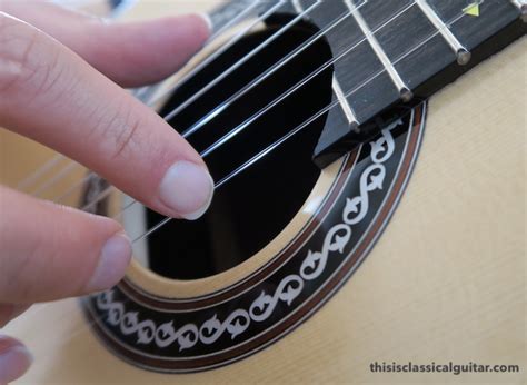 Make sure the nails on your fretting hand are at a length that allows you to depress the strings properly. Guitar Fingerpicking Nails - Nail Ftempo