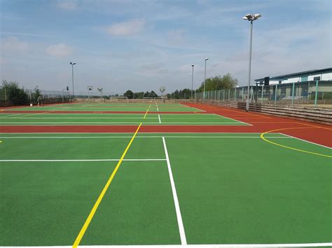 Tennis Court Painting In Lincolnshire Sports Surface Painting