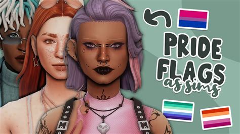 Pride Flags As Sims Cc List Sims 4 Create A Sim Youtube