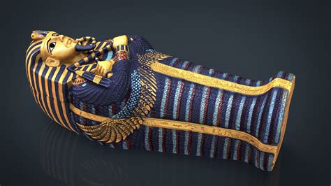 Egyptian Sarcophagus 3d Model Cgtrader