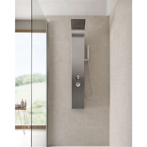 Roca Essential 20 Thermostatic Shower Column Bathroom Planet