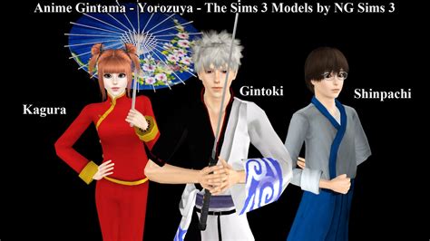 Ng Sims 3 Gintama Yorozuya The Sims 3 Models