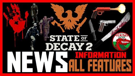 There are no official patch notes available for this build. State Of Decay 2 NEWS & INFO - NO Micro Transactions & ALL ...