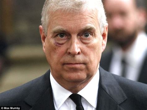prince andrew attends countess mountbatten s funeral daily mail online