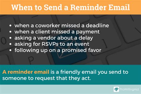 How To Write A Reminder Email With Samples 2022