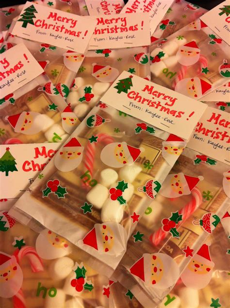 Christmas Ts For The Class Hot Chocolate Packet With Marshmallows