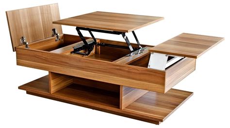 Wheels allow you to easily move the table while vacuuming or entertaining. 30 Best Collection of Wooden Storage Coffee Tables