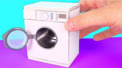 Diy Miniature Washing Machine ~ Mini Washer Youtube