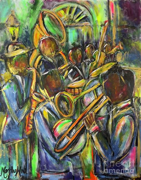 New Orleans Jazz Day Painting By Mandy Mae Fine Art America