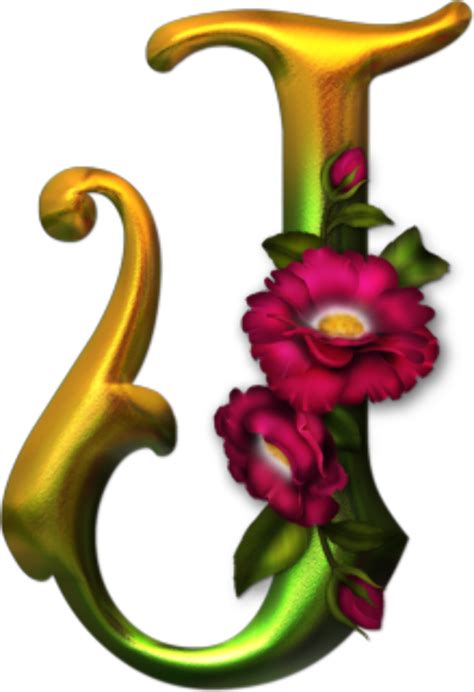 Download High Quality Flower Clipart Alphabet J Transparent Png Images