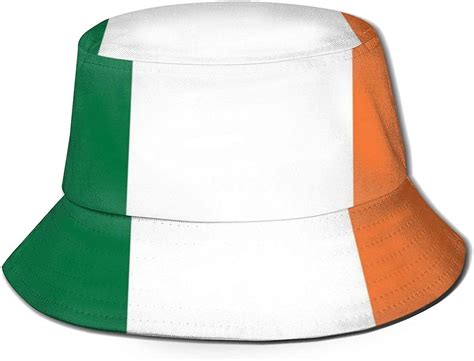 Djngn Irish Flag Unisex Bucket Hat Summer Fisherman Cap Uk
