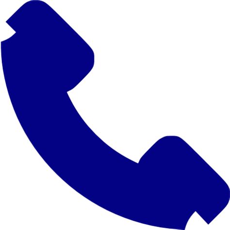 Navy Blue Phone Icon Free Navy Blue Phone Icons