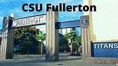Walking tour of California State University Fullerton, Fullerton, CA ...