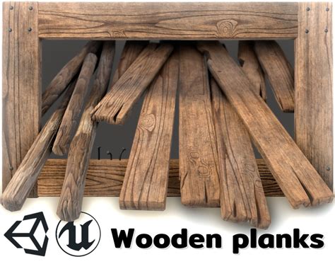 Wooden Planks 3D asset VR / AR ready | CGTrader