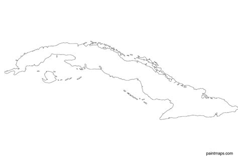 Gratis Descargable Mapa Vectorial De Cuba Eps Svg Pdf Png PDMREA