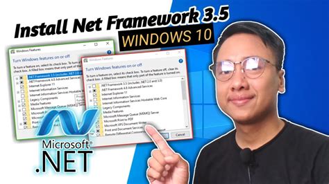 Cara Install Net Framework 35 Online Di Windows 10 Youtube