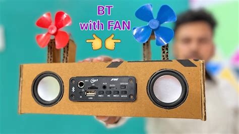 How To Make Small Bluetooth Speaker With Fan Mini Bt With Fan Bt