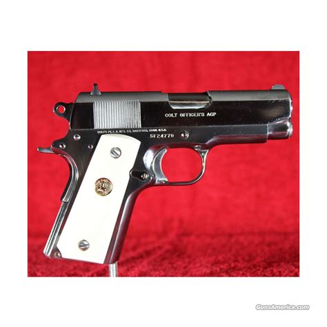 Colt Officers Model Bright Stainless 45acp 80 Series For