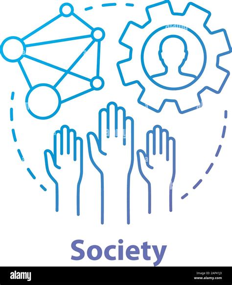 Society Concept Icon Community Social Integration And Relations Idea