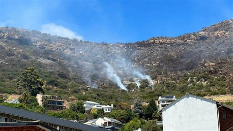 ‘firefighters remain on scene in simon s town
