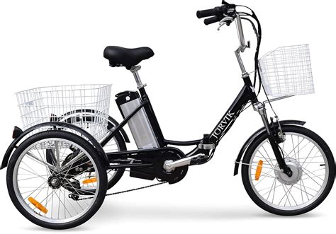 Jorvik Electric Aluminium Folding Tricycle Travel Trike W V