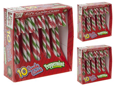 90 X Christmas Tree Peppermint Candy Canes Decoration Sweets Box T