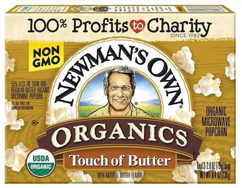 Newmans Own Sea Salt Microwave Popcorn 12 Pack