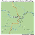 Aerial Photography Map of Keystone, SD South Dakota