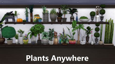 Clutter Anywhere Part Five Plants Sims 4 Mod Download Free