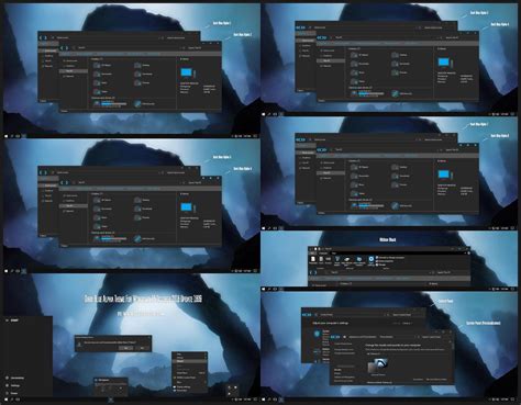 Dark Blue Alpha Theme Windows10 October 2018 Update 1809 Windows10