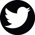 Black And White Twitter Icon #379768 - Free Icons Library