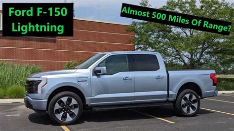 Pic Of Ford F 150 Lightning Display Shows Incredible Range Estimate