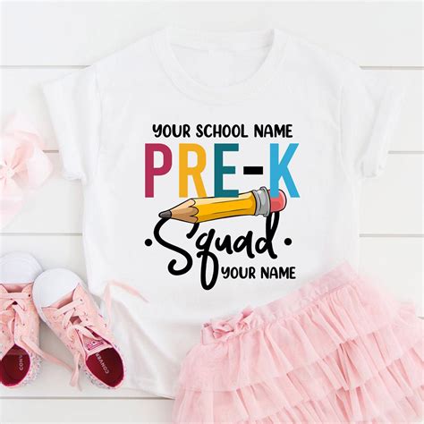 Pre K Teacher Shirt Preschool Teacher Shirt T For Pre K Etsy