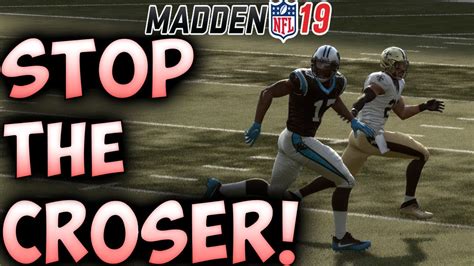 The Best Defense To Stop The Crossing Route Madden 19 Tips Youtube