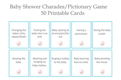 Baby Shower Charades Ultimate How To Play Guide Diaper Shower