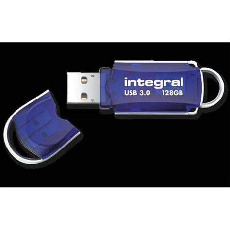 Integral Courier Flash Drive Usb 30 Blue 128gb Ref Infd128gbcou30