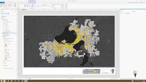 Creating And Exporting A Map Layout In Arcgis Pro Youtube