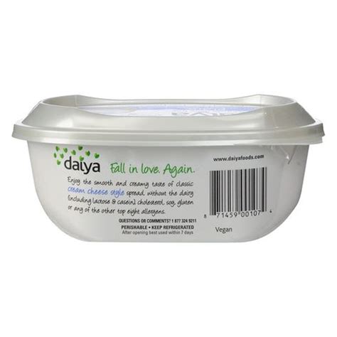 Buy Daiya Plain Vegan Cream Cheese 226g Online Shop Fresh Food On