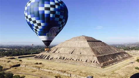 Hot Air Ballon Ride over Teotihuacán with Transport Mexico City Hurb