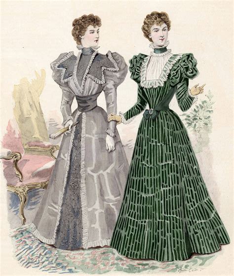 Victorian Fashion 1893 To 1896 Fashion 1890 Fashion 1890s Fashion