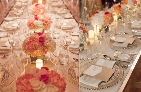 Stunning Wedding Reception Tablescapes Romantic Pinks