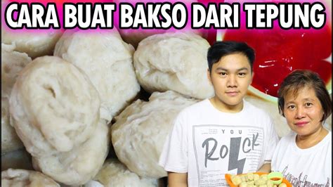 Rajang kasar jamur kuping dan rajang siapkan kulit dimsum yang sudah dibuat, masukkan isian adonan udang yang sudah didinginkan. CARA BUAT BAKSO DARI TEPUNG VIRAL GA RIBET!!! - YouTube