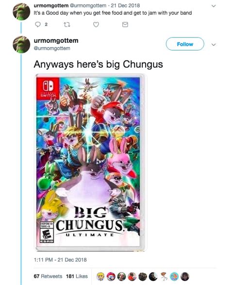 Big Chungus The Best Big Chungus Memes For Ps4 Games
