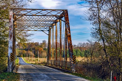 Rusted Bridge Over Richland Creek Randy Von Liski Flickr