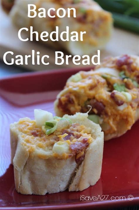 Bacon Cheddar Garlic Bread