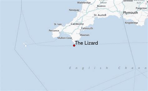 View lizard point in a larger map. Lizard Point Map