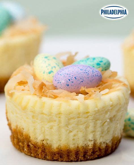 Having your own personal easter basket, then personalizing it with your own easter crafts cna make easter the best holiday of the year! PHILADELPHIA Easter Mini Cheesecakes | Kraft What's Cooking | Recipe | Mini cheesecake recipes ...