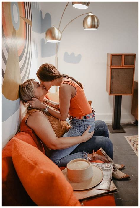 This Candid Tulsa Engagement Session Instantly Charms Lesbian Engagement Photo Engagement